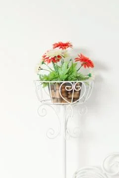 Artificial flowers Stock Photos