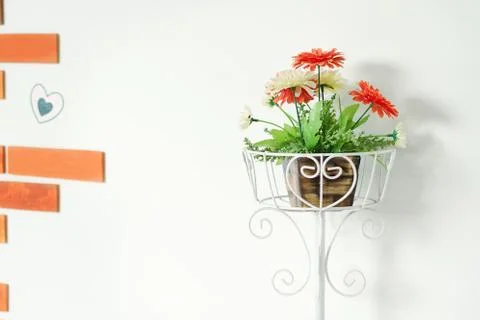 Artificial flowers Stock Photos