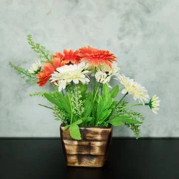 Artificial flowers Stock Photos