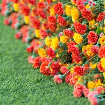 Artificial flowers Stock Photos