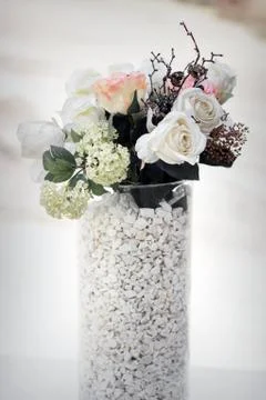 Artificial flowers Stock Photos