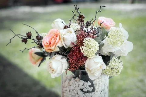 Artificial flowers Foto stock