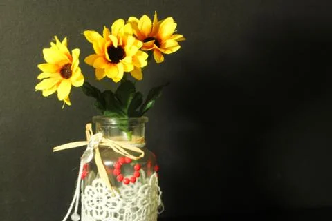 Artificial flowers Stock-Fotos