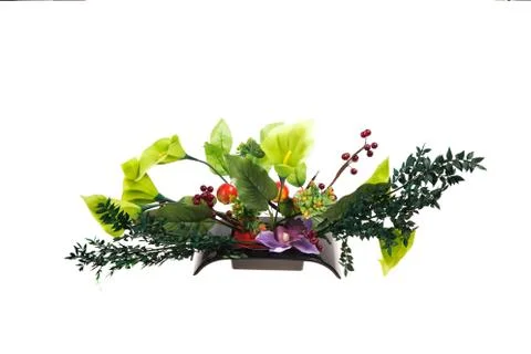 Artificial flowers Stock Photos