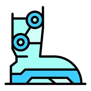 Artificial foot icon vector flat Stock Illustration