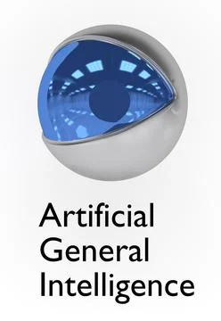 Artificial General Intelligence concept Stock Illustration