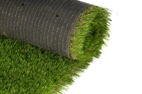 Artificial Grass Roll Ready for Installation Stock Photos