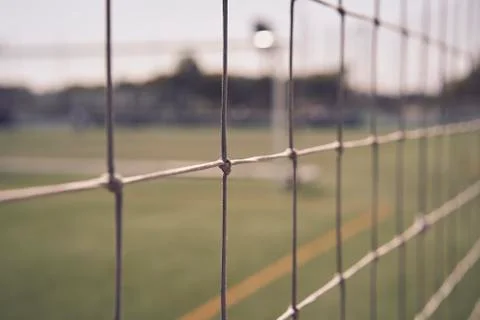 Artificial grass stadium in spain Stock Photos