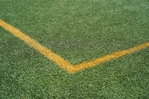 Artificial grass stadium in spain Stock Photos