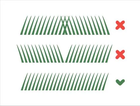 Artificial grass - synthetic grass - artificial turf. vector illustration Stock Illustration