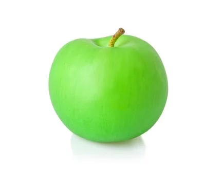 Artificial green apple Stock Photos
