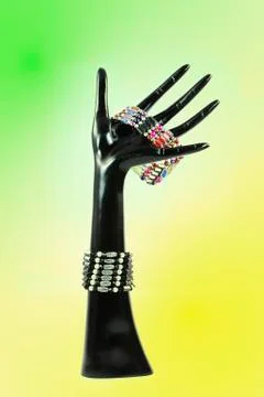 Artificial hand Foto stock