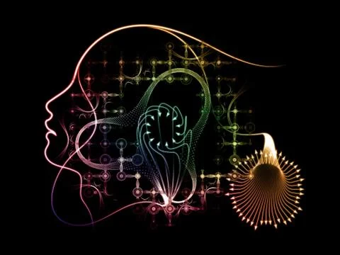 Artificial Inner Logic Illustrazione stock