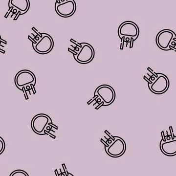 Artificial insemination line icon vector isolated illustration Stock Illustration