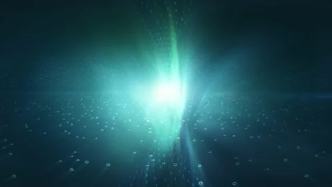 Artificial intellgence cyberspace with binary numbers Vídeos de archivo 228736509