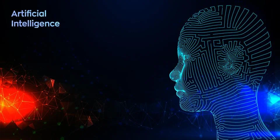 Artificial intelligence 1 Stock Illustration