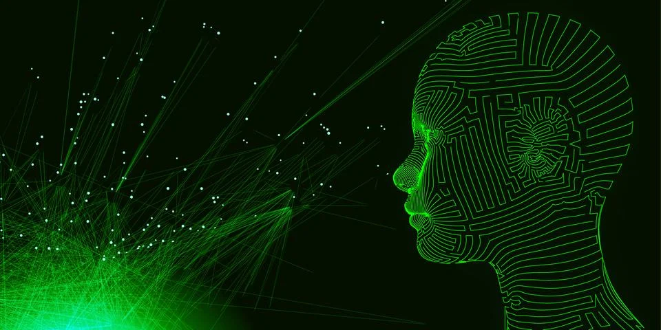 Artificial intelligence 3 Stock Illustration