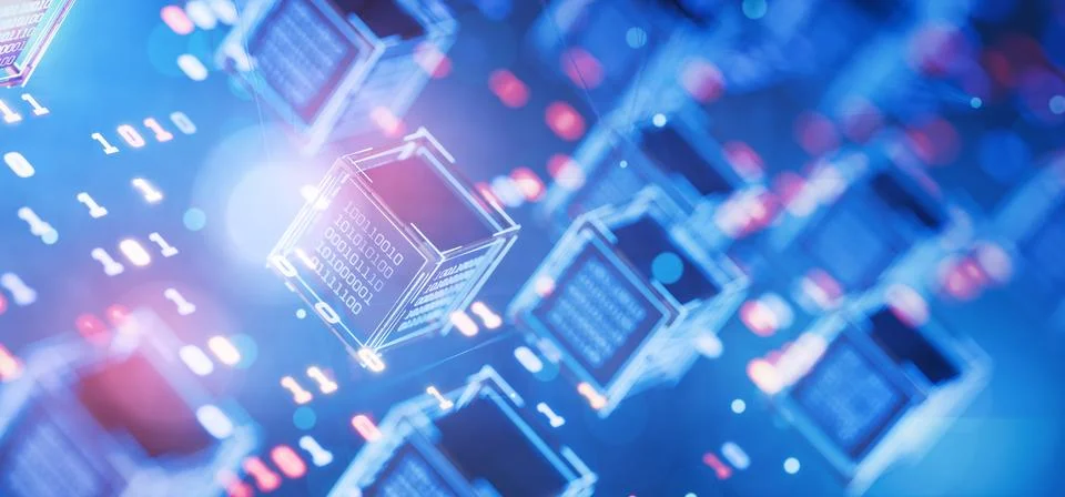 Artificial Intelligence. Abstract technical background. Computer code. Hack.. Stock Illustration