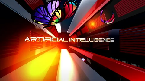 Artificial Intelligence (AI) and Butterflies Video stock 288356007