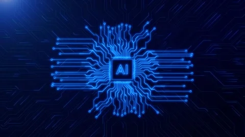 Artificial intelligence AI Big data flow analysis, Future Data mining, deep Stock Footage 247482756