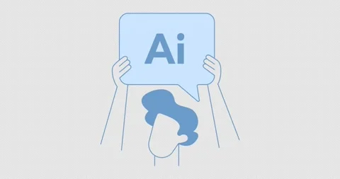 Artificial intelligence, AI chatbot concept Stock Footage 337895935