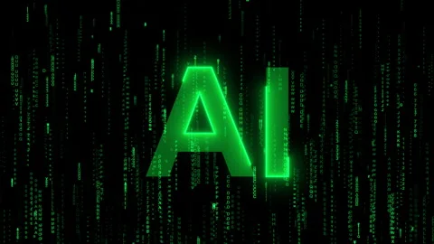 Artificial intelligence AI chip, Futuristic Cyber Technology Innovation Stock Footage 340607053
