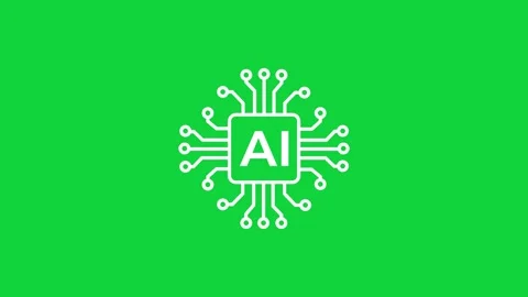 Artificial intelligence ai chip technology circuit animation Vídeos de archivo 330538694