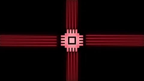 Artificial intelligence ai computing power chip Stock Footage 303553603