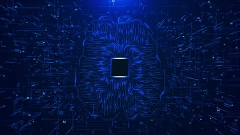 Artificial intelligence AI data mining, deep learning computer technology Stock Footage 278213622
