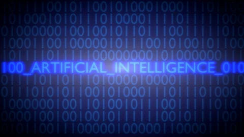 Artificial intelligence AI deep learning computer program technology Video stock 100128821