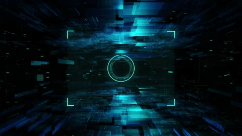 Artificial Intelligence AI. Future Technology Concept Visualization. Big Data Stock Footage 155953926