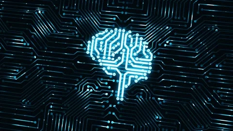 Artificial intelligence (AI), machine learning and modern computer technologi Stock-Footage 139581610