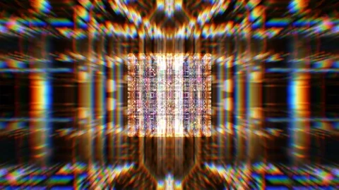 Artificial Intelligence Ai Quantum Computer 4K Stockbeeldmateriaal 93256369