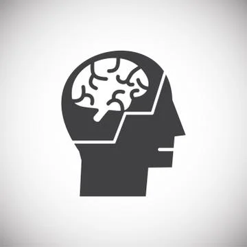 Artificial Intelligence Ai related icon on background for graphic and web design 스톡 일러스트