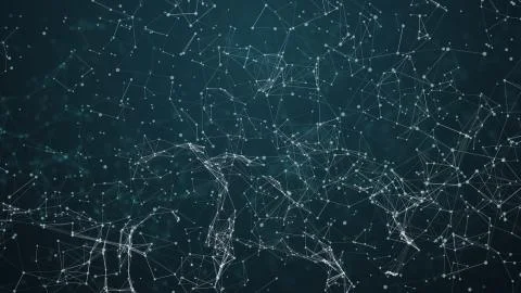 Artificial intelligence ( AI), Rotating human brain animation, modern computer Stock Illustration