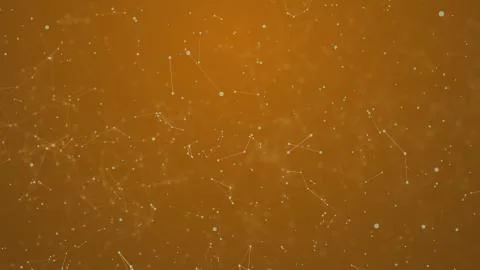 Artificial intelligence ( AI), Rotating human brain animation, modern computer Stock Illustration