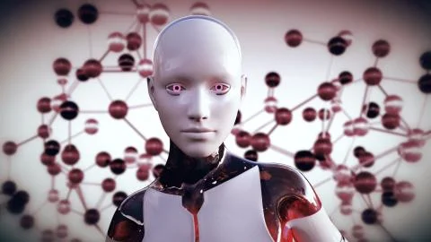 Artificial Intelligence AI Scientific Concept Stock Illustration