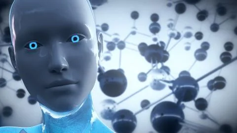 Artificial Intelligence AI Scientific Concept Stock Illustration