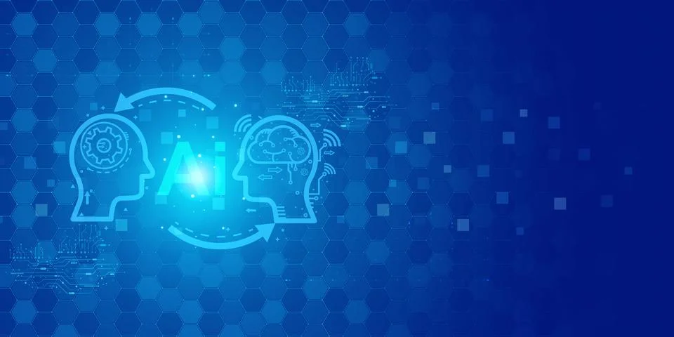 Artificial intelligence Ai self learning improving development problem solv.. Stock Illustration