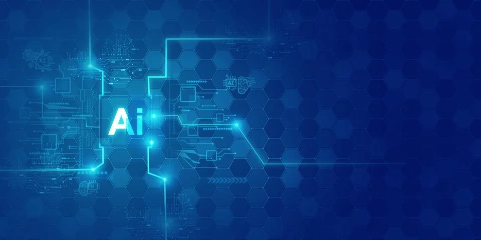 Artificial intelligence Ai self learning improving development problem solv.. Stock Illustration