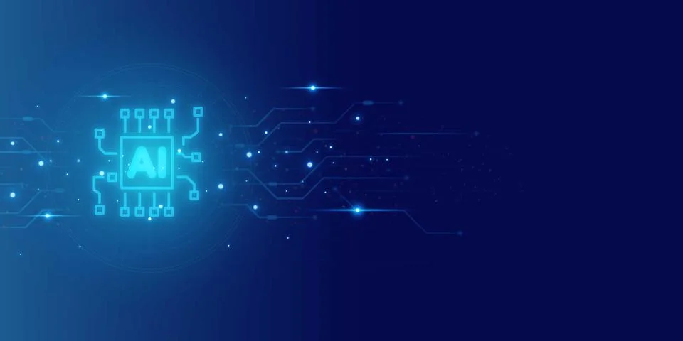 Artificial intelligence Ai self learning improving development problem solv.. Stock Illustration