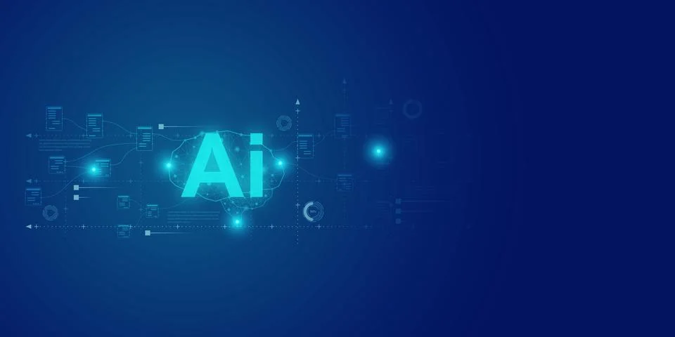 Artificial intelligence Ai self learning improving development problem solv.. Foto stock