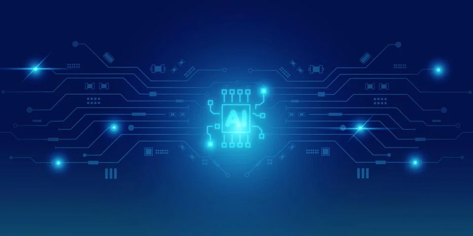 Artificial intelligence Ai self learning improving development problem solv.. Foto stock