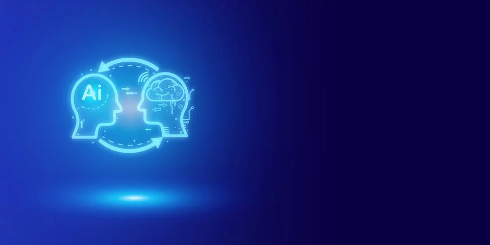 Artificial intelligence Ai self learning improving development problem solv.. Foto stock