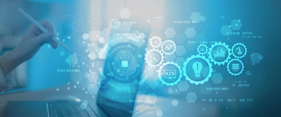 Artificial Intelligence and Automation Workflow System Illustrated on a Digit Photos