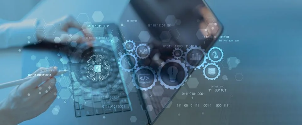 Artificial Intelligence and Automation Workflow System Illustrated on a Digit Photos