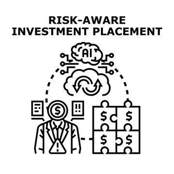 Artificial intelligence and cloud technology analyze financial data for optim イラスト素材