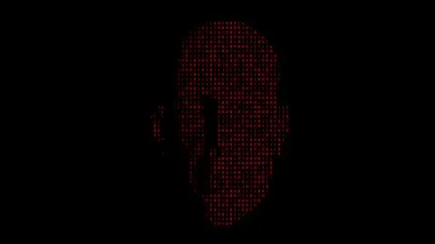 Artificial intelligence and code data, data transmission and procedures イラスト素材