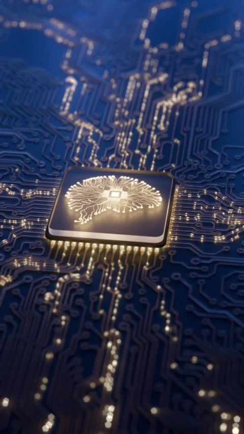 Artificial intelligence and data mining. AI model deep machine learning Stock Footage 289111477