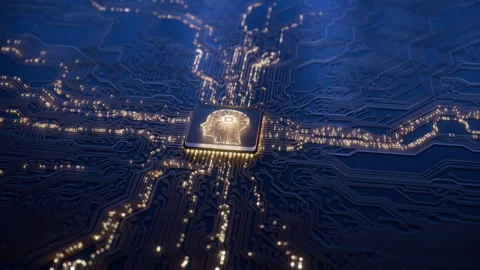 Artificial intelligence and data mining. AI model deep machine learning Stock Footage 293727009